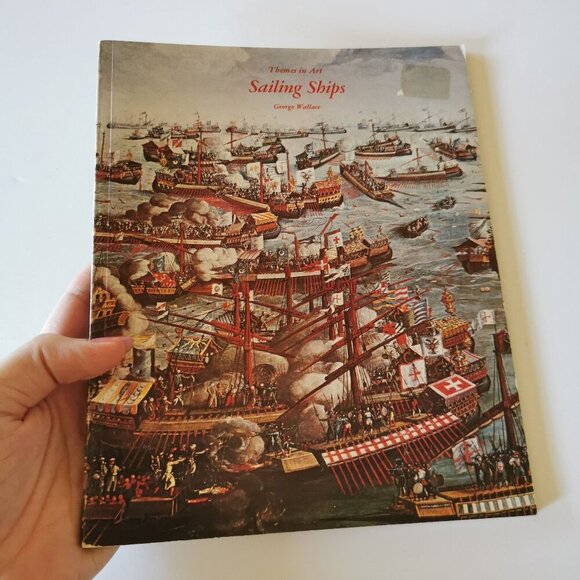 1960s Themes in Art: Sailing Ships Book Vintage Artwork Paintings George Wallace - Picture 3 of 10